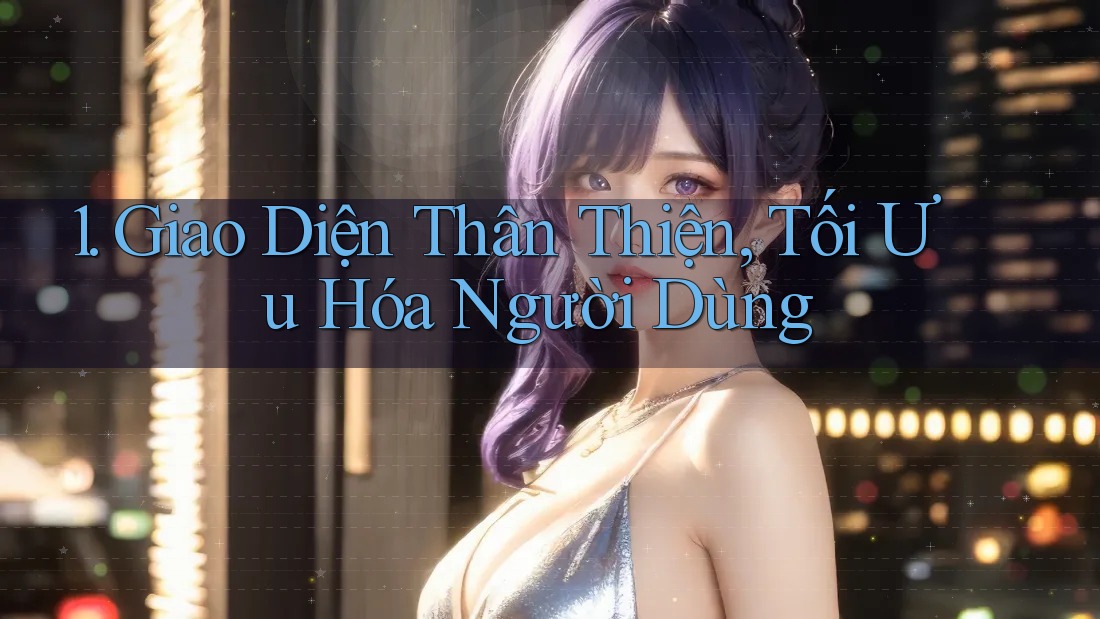 1. Giao Diện Thân Thiện, Tối Ưu Hóa Người Dùng