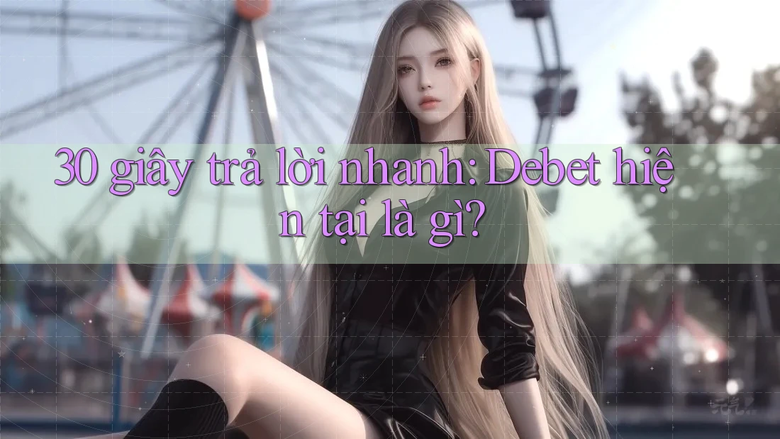 30 giây trả lời nhanh: Debet hiện tại là gì?