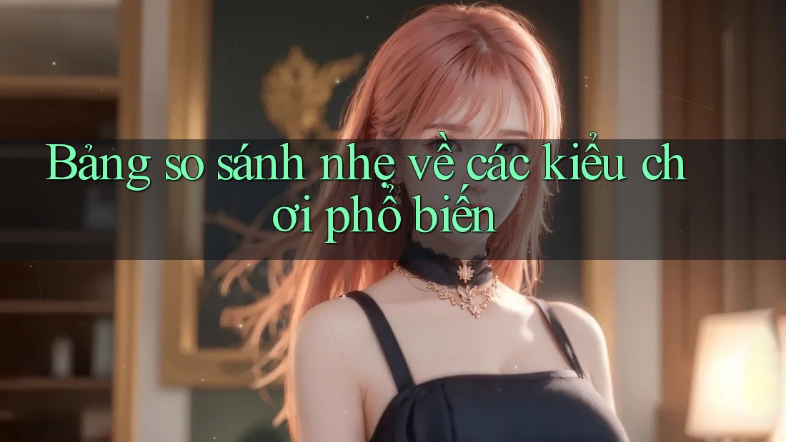 Bảng so sánh nhẹ về các kiểu chơi phổ biến