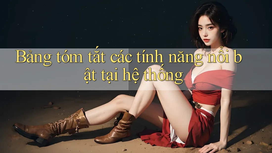 Bảng tóm tắt các tính năng nổi bật tại hệ thống