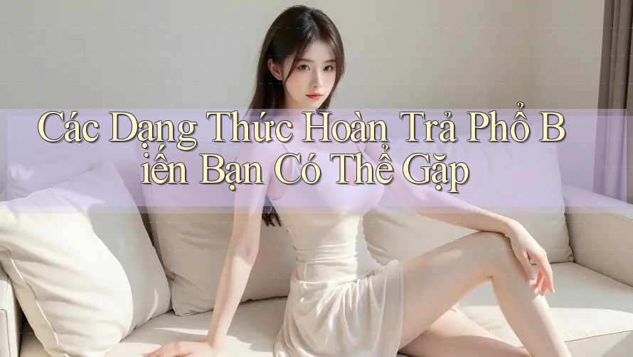 Các Dạng Thức Hoàn Trả Phổ Biến Bạn Có Thể Gặp