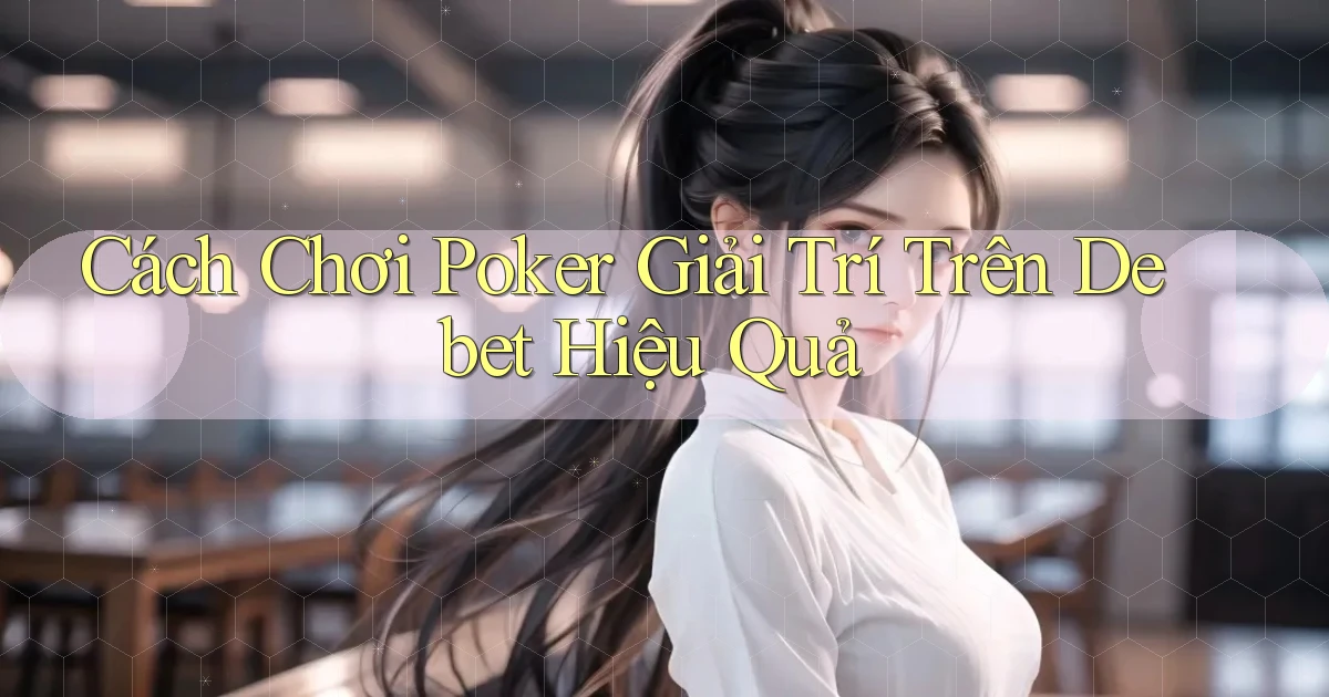 cách chơi poker giải trí trên debet hiệu quả