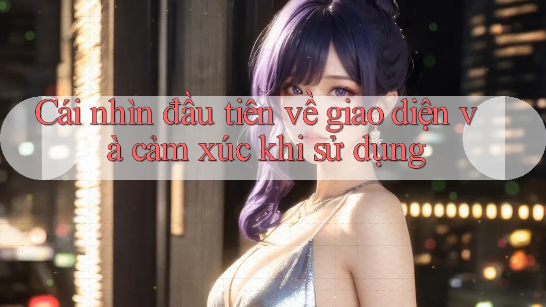 Cái nhìn đầu tiên về giao diện và cảm xúc khi sử dụng