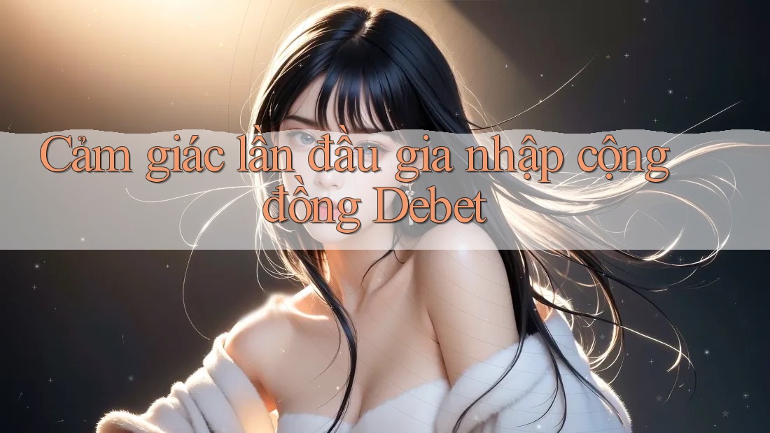 Cảm giác lần đầu gia nhập cộng đồng Debet