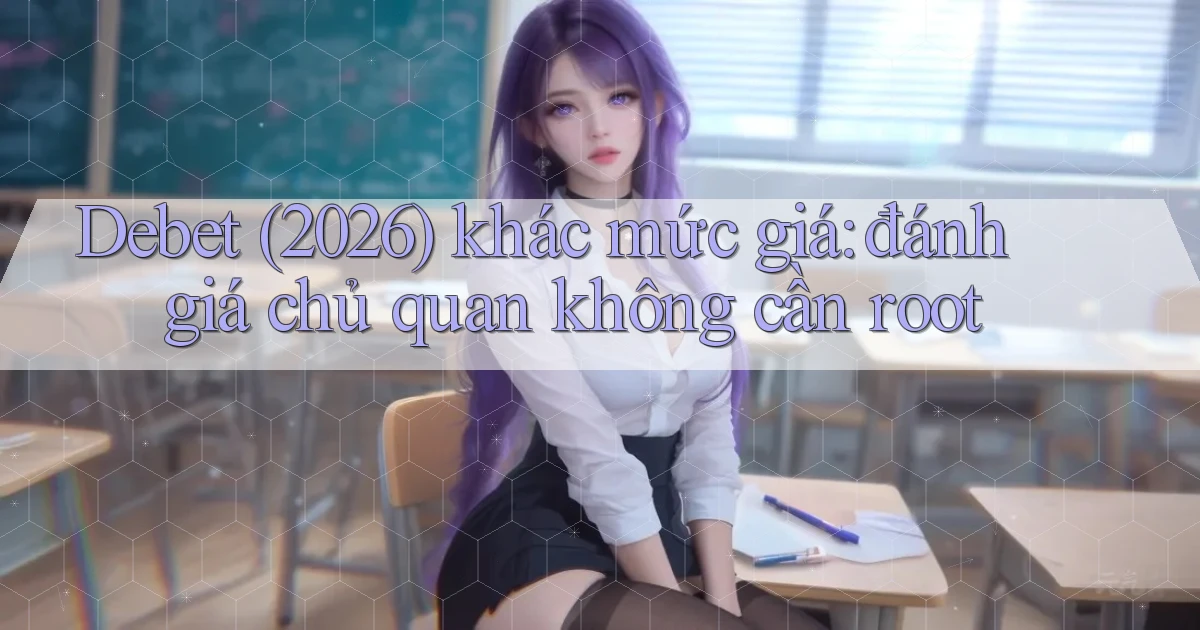 debet (2026) khác mức giá đánh giá chủ quan không cần root