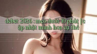 debet 2026 mẹo dưới 10 phút cập nhật minh hoạ cụ thể