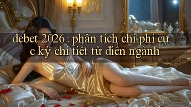 debet 2026 phân tích chi phí cực kỳ chi tiết từ điển ngành