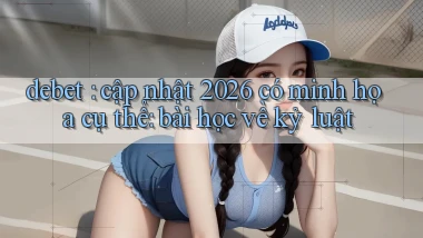 debet cập nhật 2026 có minh họa cụ thể bài học về kỷ luật