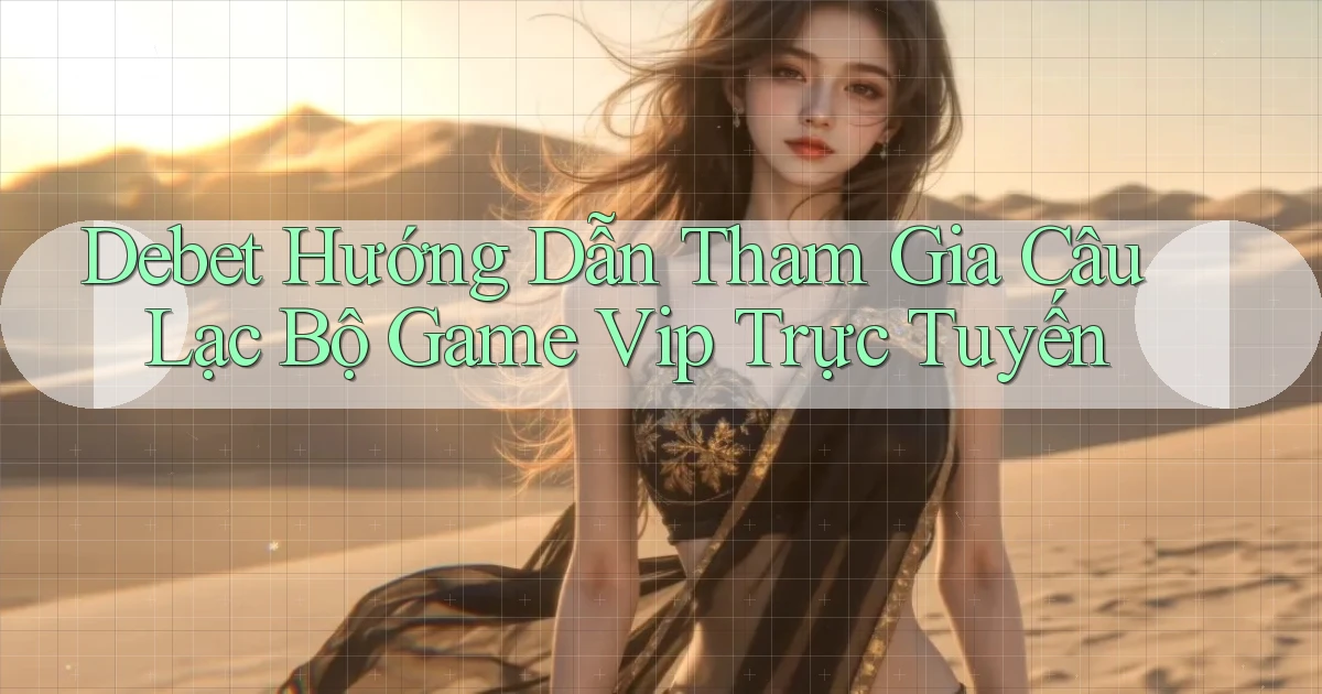 debet  hướng dẫn tham gia câu lạc bộ game vip trực tuyến