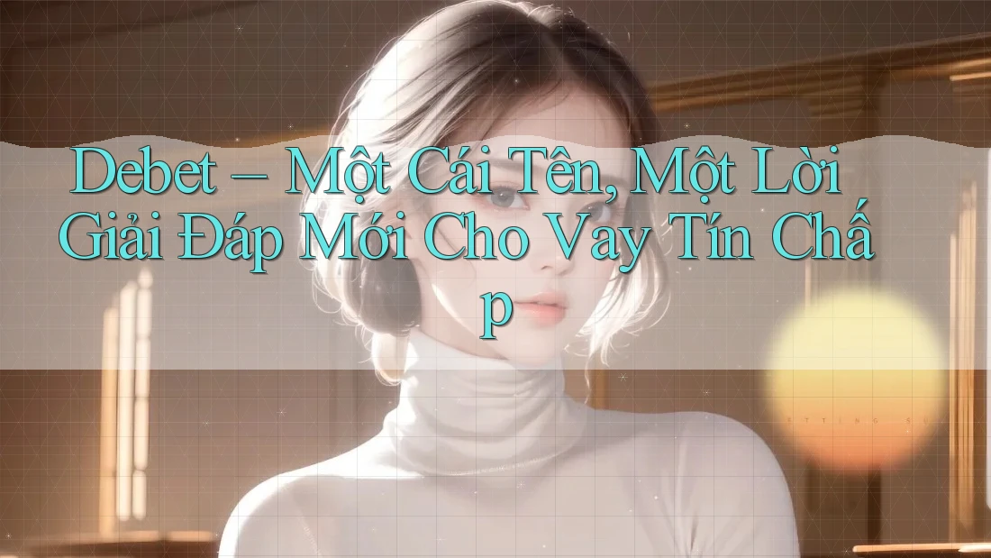 Debet – Một Cái Tên, Một Lời Giải Đáp Mới Cho Vay Tín Chấp