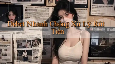 debet nhanh chóng xử lý rút tiền