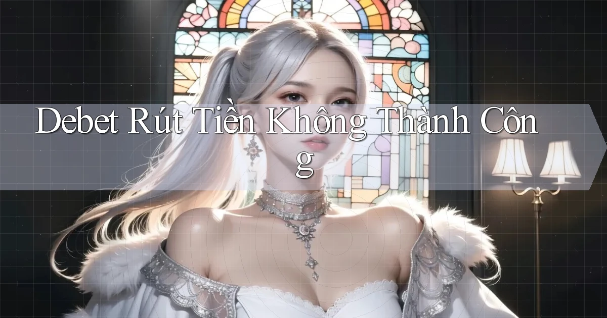 debet  rút tiền không thành công