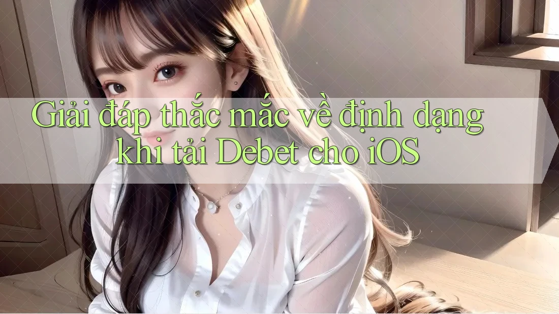 Giải đáp thắc mắc về định dạng khi tải Debet cho iOS
