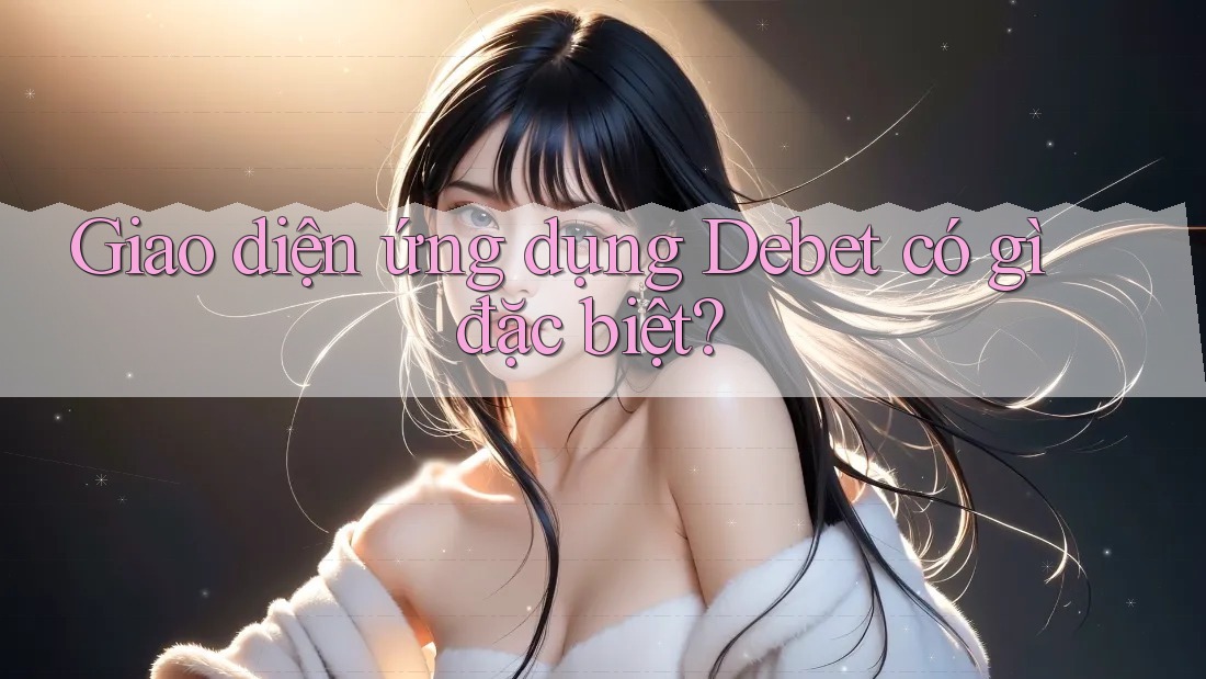 Giao diện ứng dụng Debet có gì đặc biệt?
