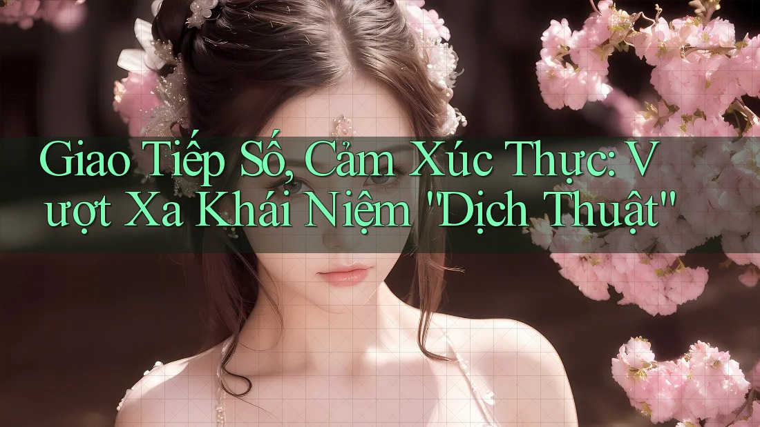 Giao Tiếp Số, Cảm Xúc Thực: Vượt Xa Khái Niệm “Dịch Thuật”