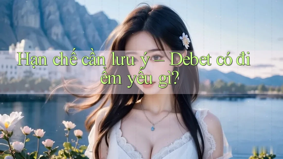 Hạn chế cần lưu ý – Debet có điểm yếu gì?