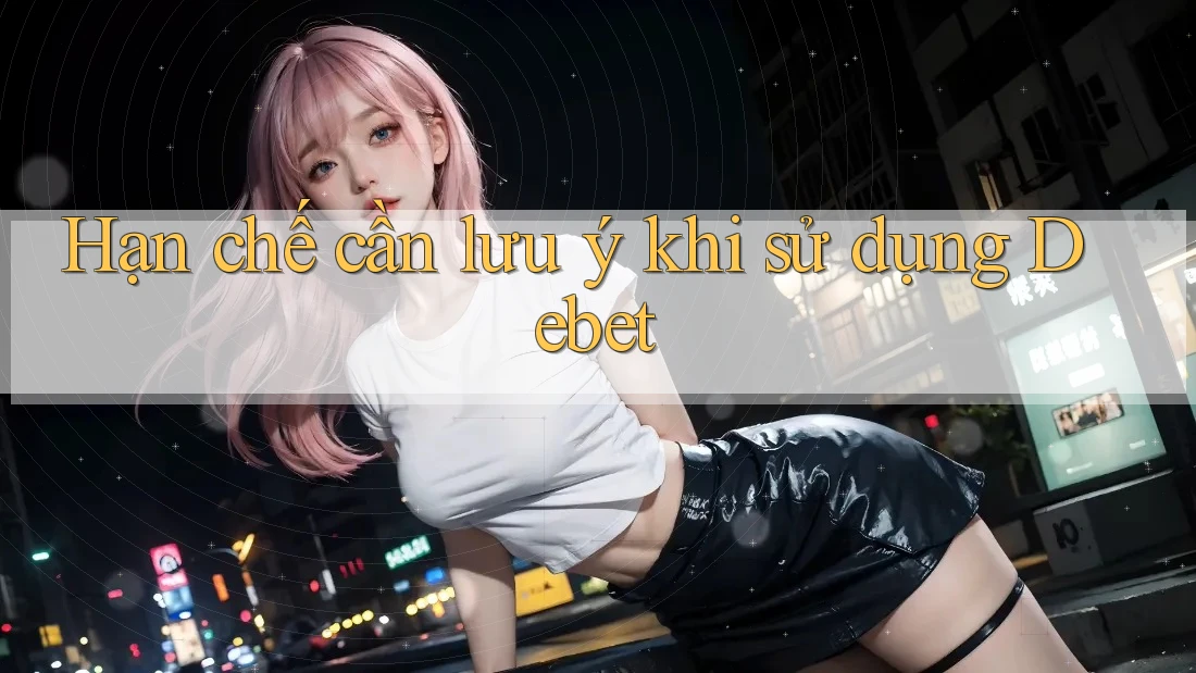 Hạn chế cần lưu ý khi sử dụng Debet