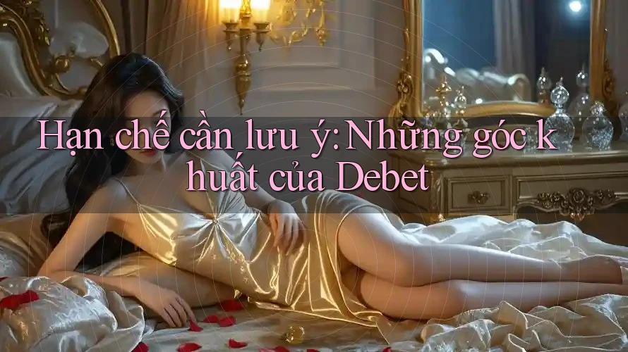 Hạn chế cần lưu ý: Những góc khuất của Debet