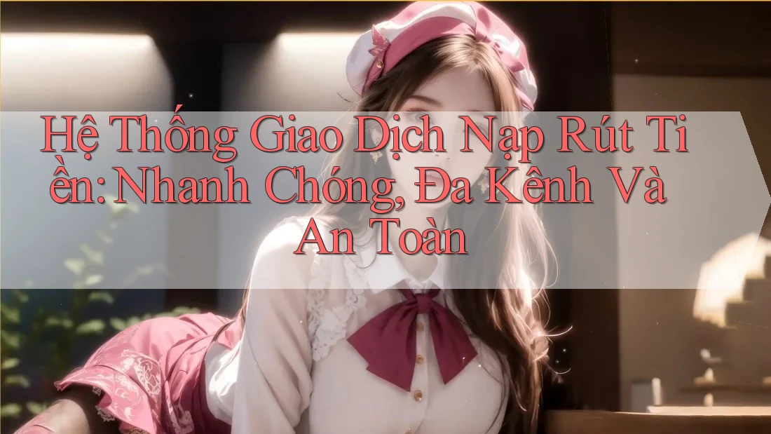 Hệ Thống Giao Dịch Nạp Rút Tiền: Nhanh Chóng, Đa Kênh Và An Toàn