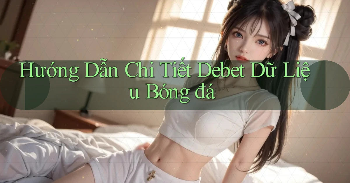 hướng dẫn chi tiết debet dữ liệu bóng đá