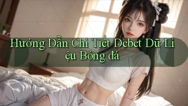 hướng dẫn chi tiết debet dữ liệu bóng đá