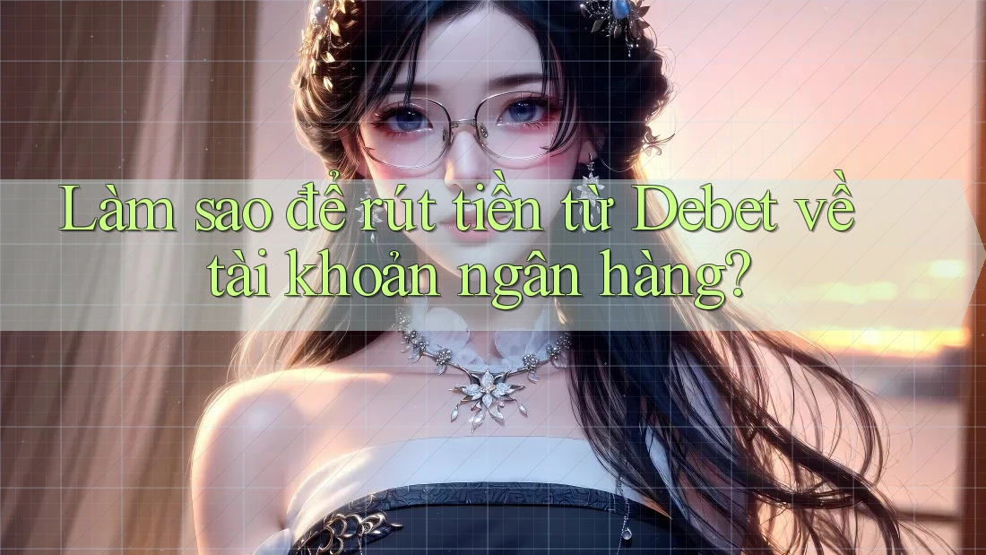 Làm sao để rút tiền từ Debet về tài khoản ngân hàng?