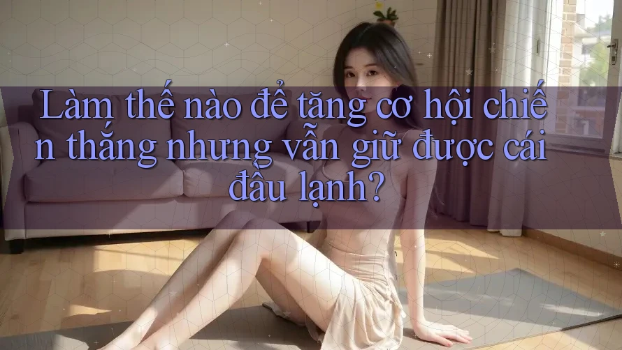 Làm thế nào để tăng cơ hội chiến thắng nhưng vẫn giữ được cái đầu lạnh?