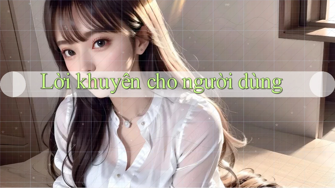 Lời khuyên cho người dùng