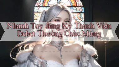 nhanh tay đăng ký thành viên debet thưởng chào mừng
