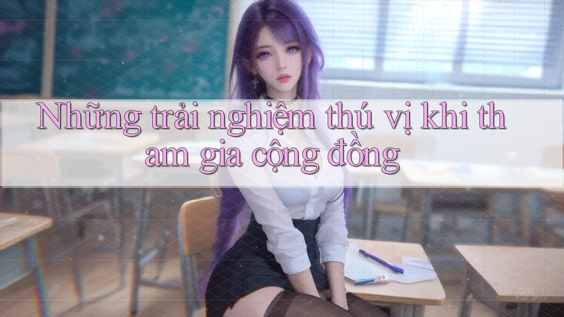 Những trải nghiệm thú vị khi tham gia cộng đồng
