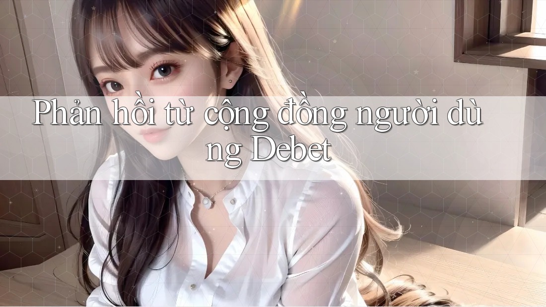 Phản hồi từ cộng đồng người dùng Debet