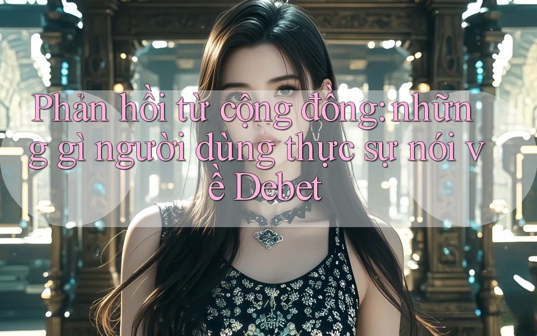 Phản hồi từ cộng đồng: những gì người dùng thực sự nói về Debet Phản hồi từ cộng đồng: những gì người dùng thực sự nói về Debet