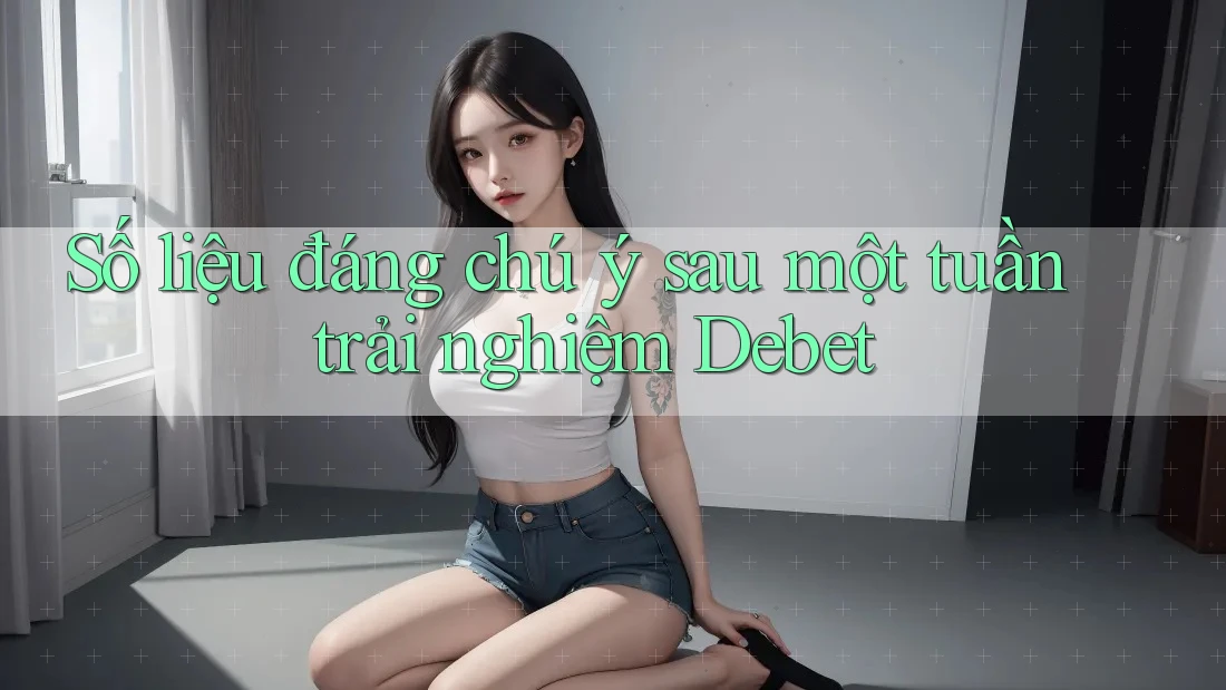 Số liệu đáng chú ý sau một tuần trải nghiệm Debet Số liệu đáng chú ý sau một tuần trải nghiệm Debet