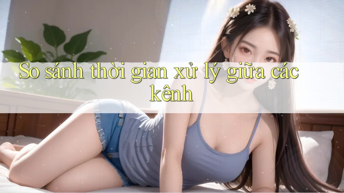So sánh thời gian xử lý giữa các kênh