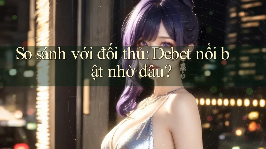 So sánh với đối thủ: Debet nổi bật nhờ đâu?