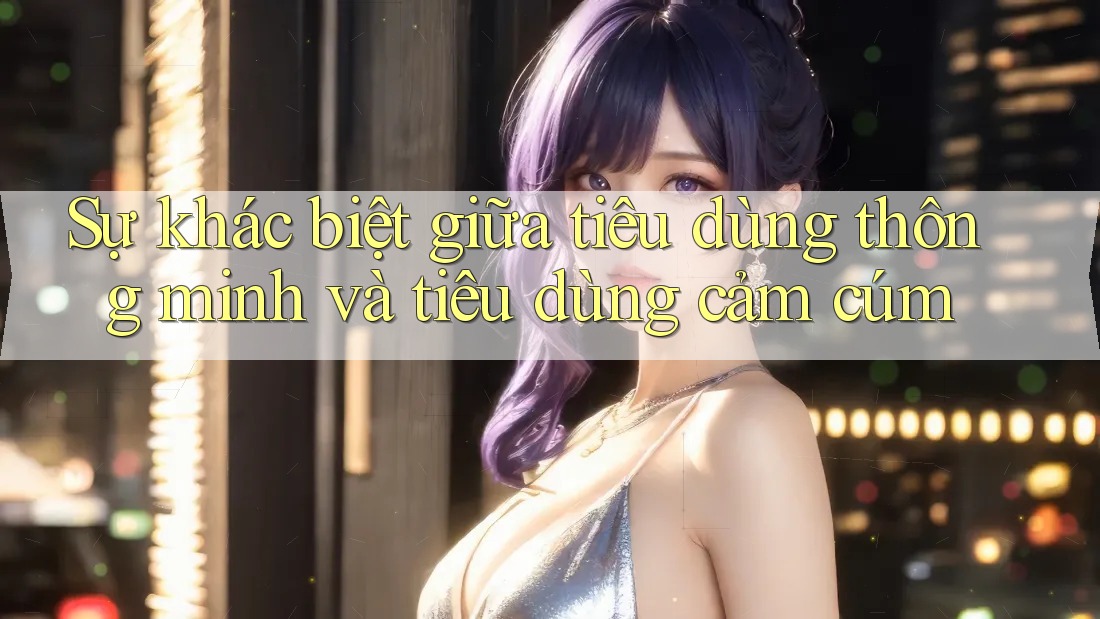 Sự khác biệt giữa tiêu dùng thông minh và tiêu dùng cảm cúm