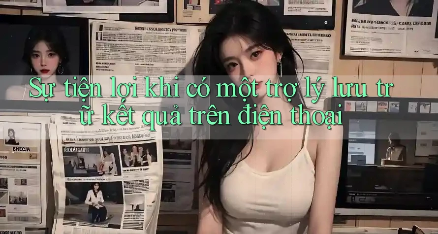 Sự tiện lợi khi có một trợ lý lưu trữ kết quả trên điện thoại