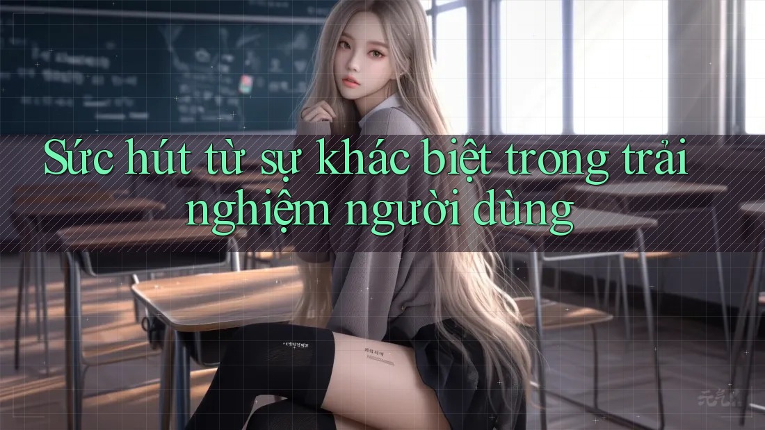 Sức hút từ sự khác biệt trong trải nghiệm người dùng