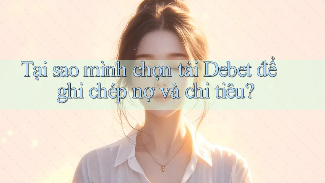 Tại sao mình chọn tải Debet để ghi chép nợ và chi tiêu?