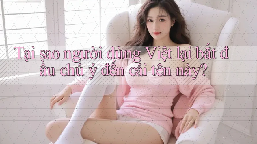 Tại sao người dùng Việt lại bắt đầu chú ý đến cái tên này?
