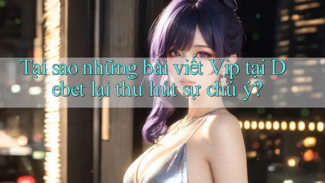 Tại sao những bài viết Vip tại Debet lại thu hút sự chú ý?
