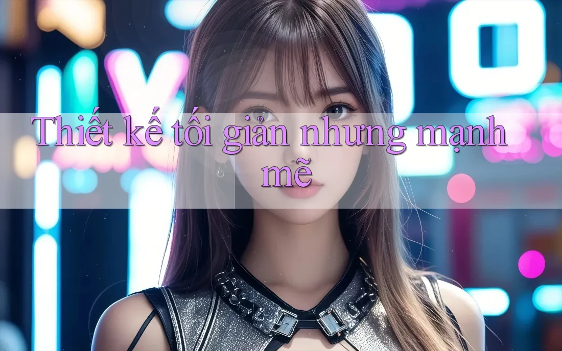 Thiết kế tối giản nhưng mạnh mẽ