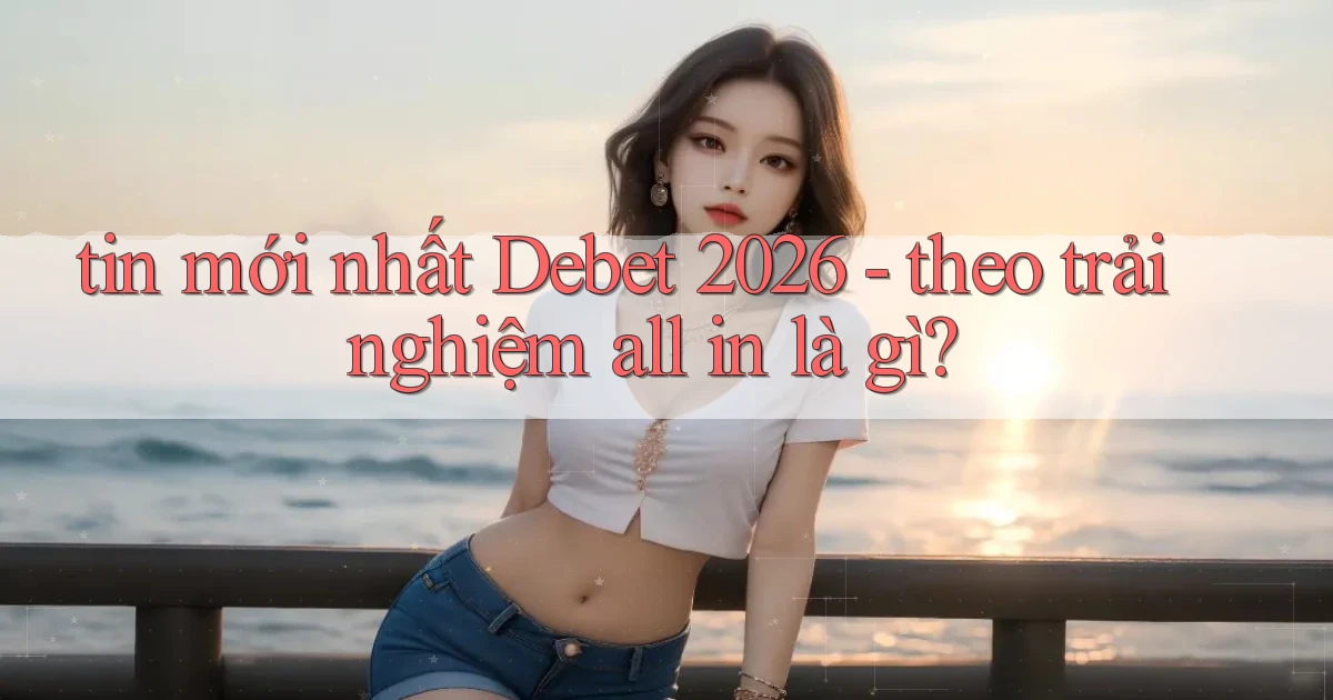 tin mới nhất Debet 2026   theo trải nghiệm all in là gì