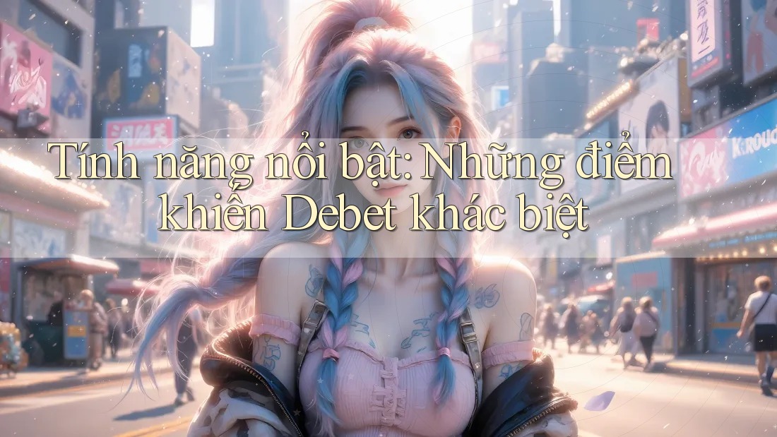 Tính năng nổi bật: Những điểm khiến Debet khác biệt