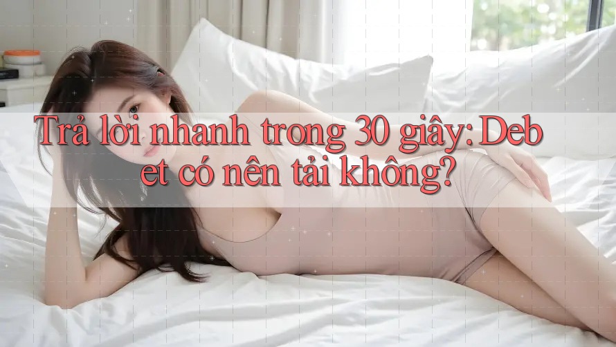 Trả lời nhanh trong 30 giây: Debet có nên tải không?