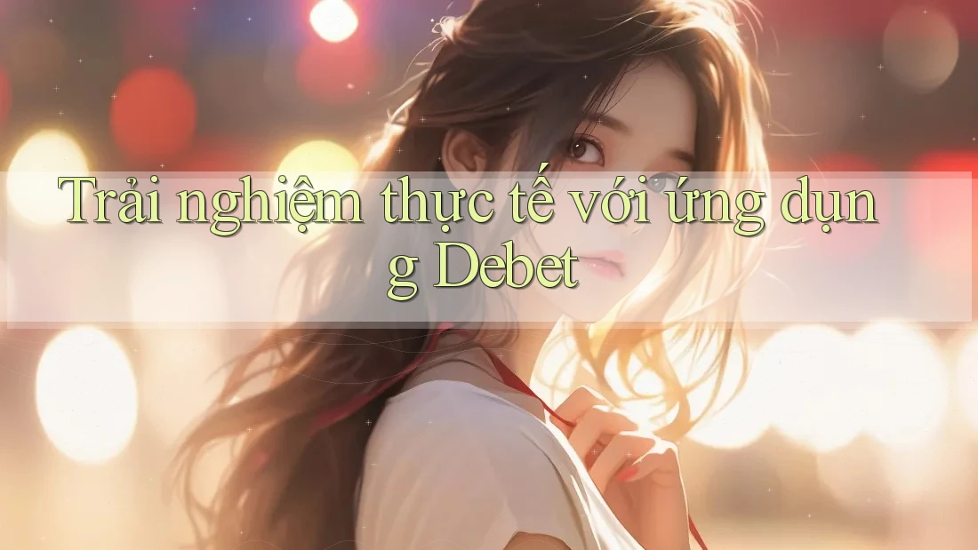 Trải nghiệm thực tế với ứng dụng Debet