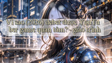 Vì sao (2026) debet được YouTuber game quan tâm   giáo trình